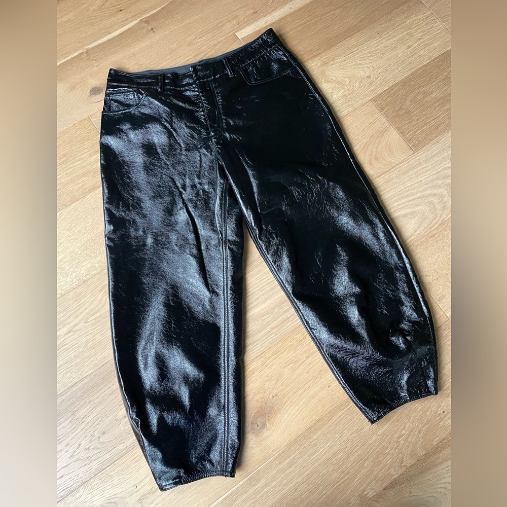 Tibi faux leather sculpted pants 29 - Picture 5 of 11